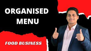 How To Create Menu  Creative Menu  Food Business  Dr Abhinav Saxena [upl. by Marie-Ann]