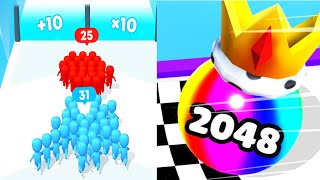 Count Master VS Ball Merge2048  Count Master  Ball Merge 2048 Gameplay 11S2024 [upl. by Toll986]