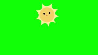 ✔️GREEN SCREEN EFFECTS Sun animation [upl. by Assyn497]