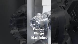 HighAccuracy Contour Flange Machining [upl. by Yemaj]