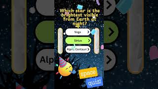 Space Quiz Challenge 44  Brightest Star in Our Night Sky shorts spacequiz spacegalaxy quiz [upl. by Costello491]