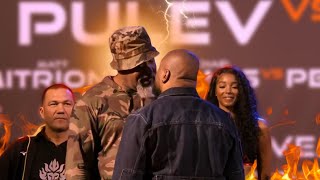 Shannon Briggs Face Off Rampage Jackson Highlights [upl. by Elleuqram]