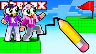 Only 999 IQ Players can beat this Doodle Obby ✏️  Roblox [upl. by Gianna]