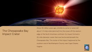 Chesapeake Bay Impact Crater video [upl. by Annerahs]