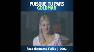 Jean Jacques Goldman  puisque tu pars Live 2002 [upl. by Enitsrik]