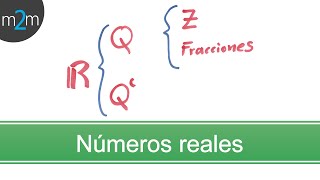 Clasificación de los números reales [upl. by Korff]