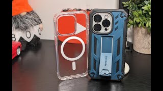 FNTCASE Magnetic Clear Case and Military Grade Rugged Case With Kickstand [upl. by Hsuk106]