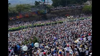 VIDEO ImpulsoDeFe Sagrada imagen de la Divina Pastora salió del pueblo de Santa Rosa 14Ene [upl. by Grishilda191]