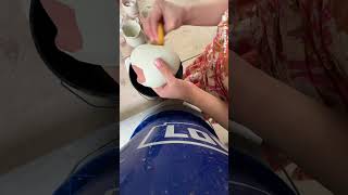 Cleaning butts 🧽 ceramics pottery [upl. by Annoyek135]