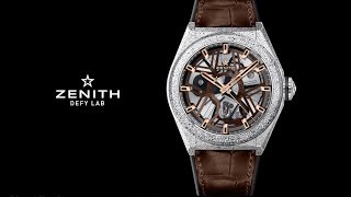 ZENITH Defy Lab Watch VIDEO [upl. by Franni278]