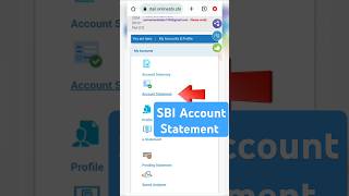 Get SBI Bank Account Statement on Mobile sbibankingknowldge [upl. by Niowtna]