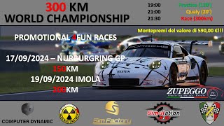 300 KM WORLD CHAMPIONSHIP  4FUN PRECHAMP 1  NURBURGRING GP [upl. by Drawe]