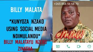 BILLY MALATA WAYALUKA  WAVOMELEZA KUTI FAKE BON KALINDOS PAGE ANAIPANGA NDIIYEYU [upl. by Auhsohey]