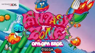 3D Fantasy Zone OpaOpa Bros Nintendo 3DS Gameplay [upl. by Prouty]