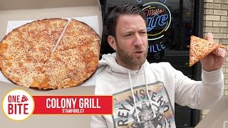 Barstool Pizza Review  Colony Grill Bonus Hot Oil Pizza Review [upl. by Diraj736]