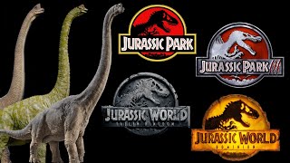 Jurassic Saga 1993  2022  Brachiosaurus Screen Time [upl. by Ylrebnik]