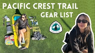 Pacific Crest Trail Gear List 2023 [upl. by Feinstein]