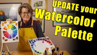 How to Change the Colors on Your Watercolor Palette  My Updated Colors [upl. by Haiacim]