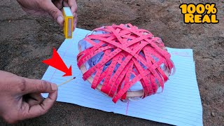 Experiment Plastic Basket Bowl Vs Roll Caps 😱  New Diwali 2024 [upl. by Clay148]