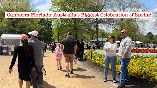 2024 Canberra Floriade Australia’s Biggest Celebration of Spring  4K 60fps HDR Walking Tour [upl. by Warton]