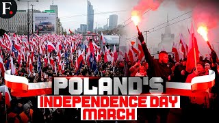 Farright Independence Day March Draws Thousands in Poland  FPNews [upl. by Willy]