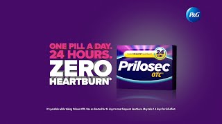 How Prilosec OTC Provides 24Hour Heartburn Protection With 1 Pill A Day  Prilosec OTC [upl. by Nairolf]