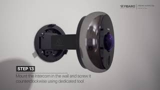 INTERCOM smart doorbell camera installation video [upl. by Noemys]