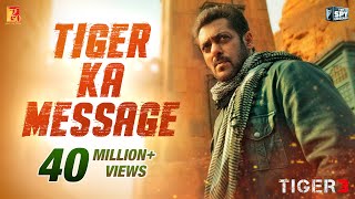 Tiger Ka Message  Tiger 3  Salman Khan Katrina Kaif  Maneesh Sharma  YRF Spy Universe  Teaser [upl. by Healy]