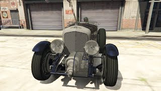 GTA 5 Bentley 4½ Litre Blower 1930 AddOn [upl. by Nettirb]