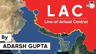 LAC Line of Actual Control between India and China  Geography amp Major Points of Dispute on LAC [upl. by Daryn]