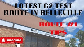 G2 Route in Belleville  Test Route 1 [upl. by Mathew]