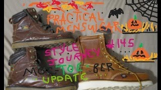 Practical Menswear Style Journey 145  MocToeBer Boot Review  Grant Stone  Thorogood  Wolverine [upl. by Ahselef]