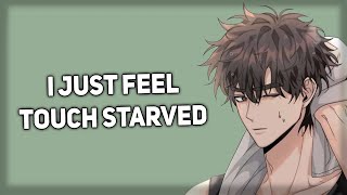 Clingy boyfriend feels touch starved after a long day Reverse Comfort ASMR Boyfriend [upl. by Teirrah]