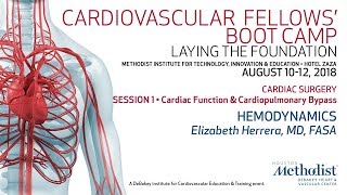 Hemodynamics Elizabeth Herrera MD [upl. by Fransis]