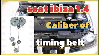 Seat ibiza 14 Caliber of timing belt Vw polo skoda 14 AudiVwSkodaGolfSeatJettamusic rap [upl. by Laundes]