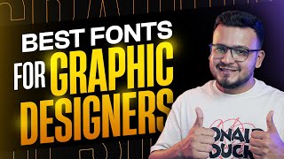 10 BEST Fonts for Graphic Designers in 2023 [upl. by Dougy671]