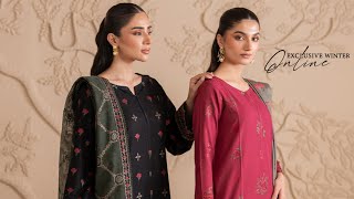 Iznik Online Exclusive Unstitched Winter Collection 1st Nov 2024 [upl. by Primrose338]