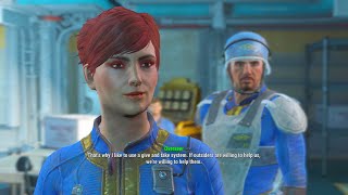 Special lines when you enter Vault 81 with Dogmeat Fallout 4 [upl. by Ahsekat949]