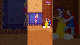 Good Deeds minging Challenge with Snow White family  Moral Lesson shorts viral fairytales [upl. by Port949]