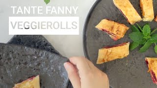 Easy Vegan Recept Tante Fanny Veggierolls [upl. by Sprung]