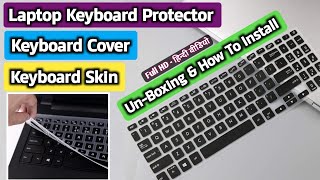 Laptop Keyboard Protector  Compatible With All Laptop  Keyboard Protector Silicone Skin Cover [upl. by Cosimo]