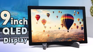 Waveshare 9inch QLED Quantum Dot Display 1280×720 Toughened Glass Panel HDMI  Wide Color Gamut [upl. by Enimaj]