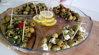 MARINATED OLIVES  Mediterranean Platter [upl. by Asimaj]