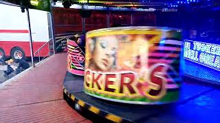 8th off March 2024 fairground at thurnscoe working mens club the waltzers [upl. by Janelle]