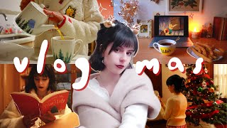 vlogmas 1 🦌 ☕  haul navideño calendarios de adviento primer día como bibliotecaria [upl. by Vyse]