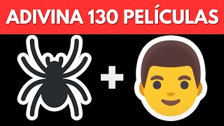 ADIVINA 130 PELÍCULAS CON EMOJIS 👨🕷️ SOLO EL 1 ACIERTA TODAS [upl. by Eon8]