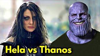 Hela vs Thanos Explained In HINDI  Is Hela More Powerful Than Thanos Explained In HINDI [upl. by Eelrihs53]