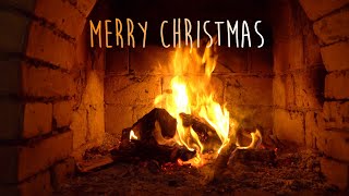 Relaxing Christmas Music amp Fireplace  Piano Music Christmas Carol Relaxing Music Sleep Music [upl. by Lahcim487]