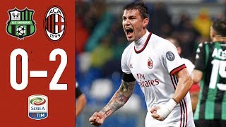 RomagnoliSuso and AC Milan hit Sassuolo for two [upl. by Eiblehs687]