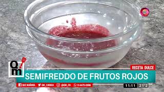 Receta dulce Semifreddo de frutos rojos [upl. by Faden]